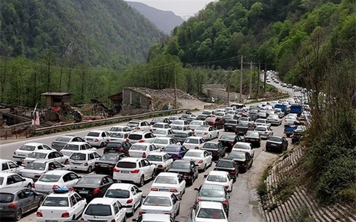 جاده هراز 4 روز بسته می شود وضعیت جاده ها در آخرین روز تعطیلات