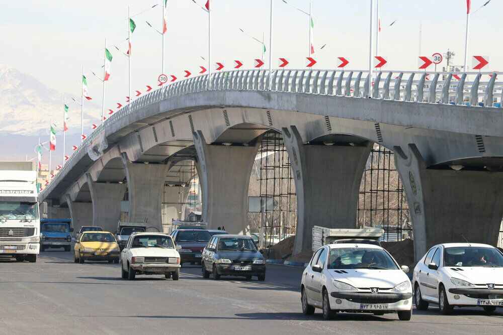 تقاطع غیرهمسطح رسالت تبریز به بهره برداری رسید