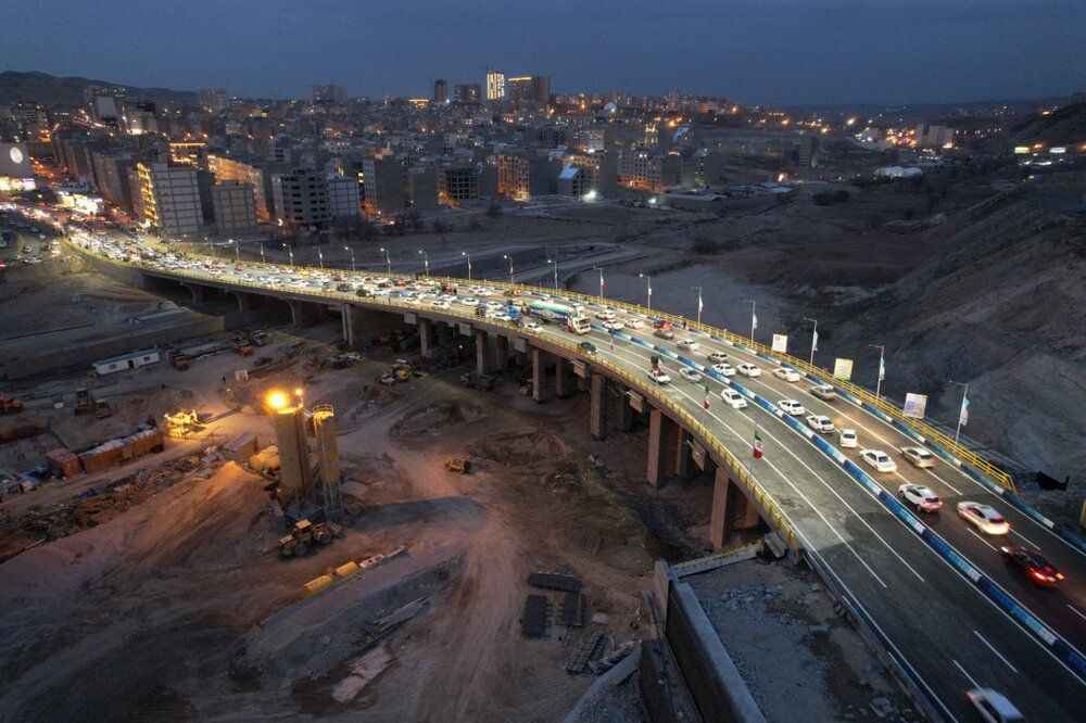 بزرگترین پل بتنی تبریز افتتاح شد