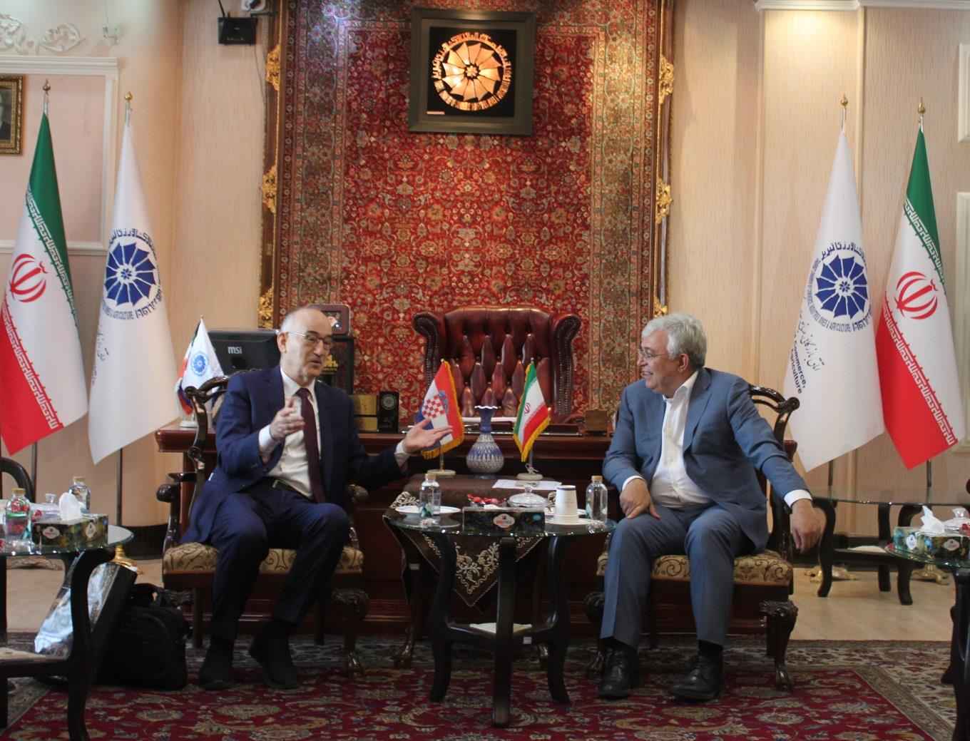 دیدار سفیر کرواسی با رئیس اتاق بازرگانی تبریز