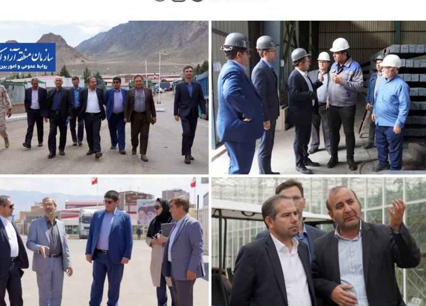 مدیرکل دفتر آسیای میانه قفقاز و روسیه از ظرفیت های صادراتی ارس بازدید کرد