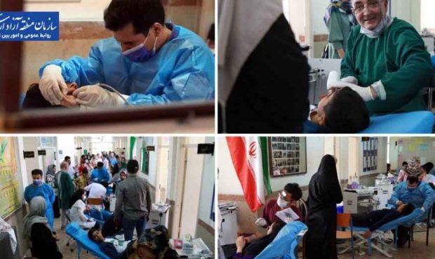 ارائه خدمات رایگان دندانپزشکی برای دانش آموزان منطقه آزاد ارس