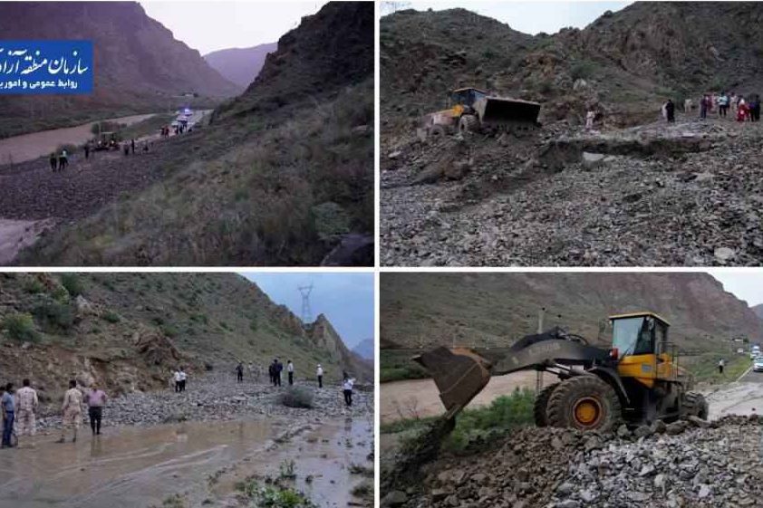 تداوم عملیات بازگشایی مسیر جاده کلیسا