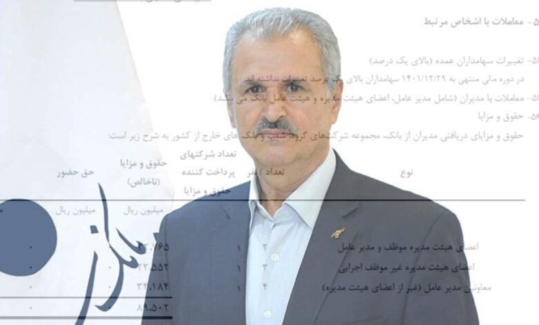 حقوق و مزایای نجومی مدیرعامل بانک سرمایه و معاونین + سند