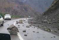 احتمال سقوط سنگ در محورهای کوهستانی استان تهران