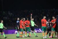 اخراج باقری پس از پایان بازی با پرسپولیس