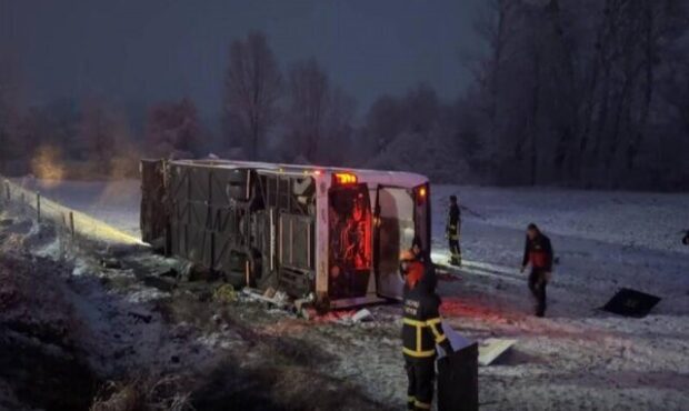 واژگونی اتوبوس با ۶ کشته در ترکیه