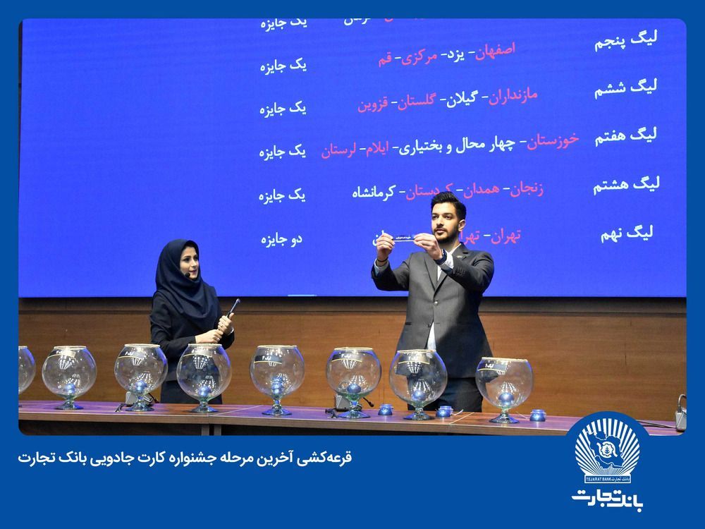 آخرین مرحله قرعه‌کشی جشنواره کارت جادویی بانک تجارت برگزار شد
