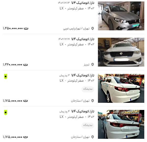 گرانترین خودروی ایرانی در سال 1402 + عکس