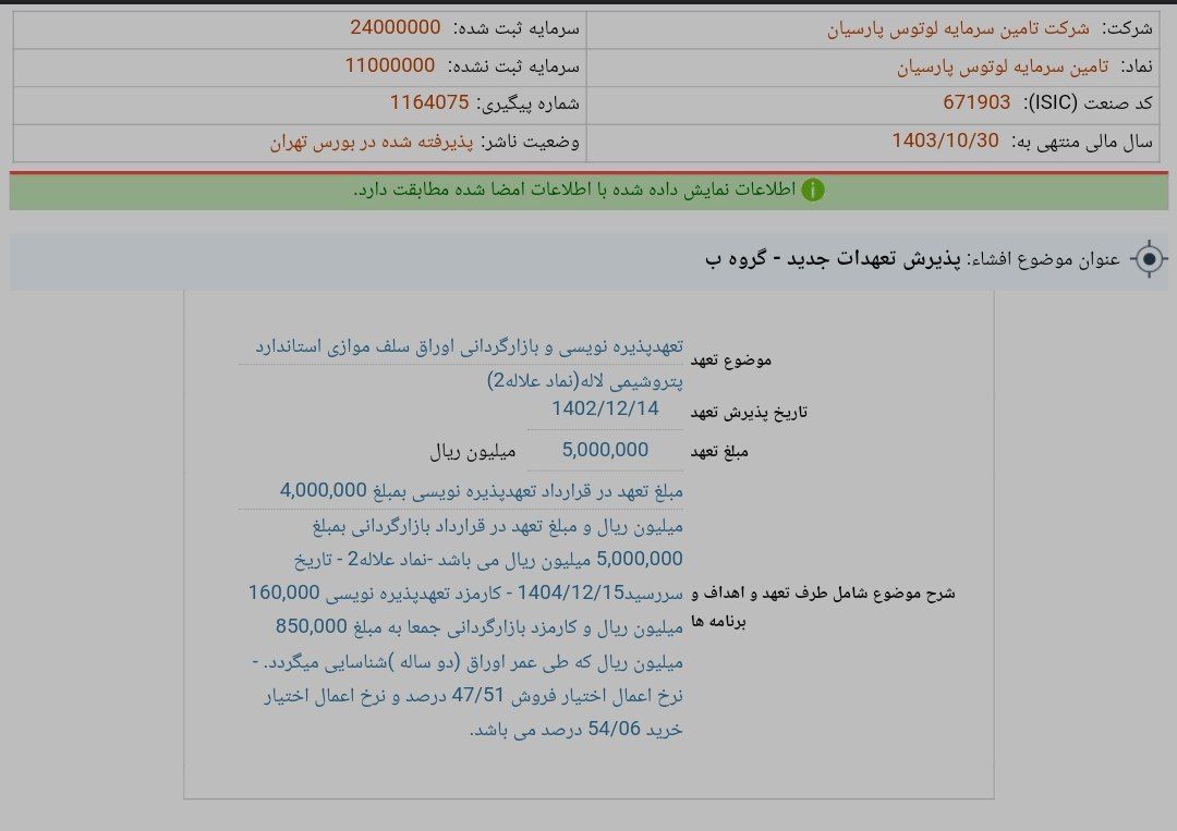 تعهدی جدید برای لوتوس