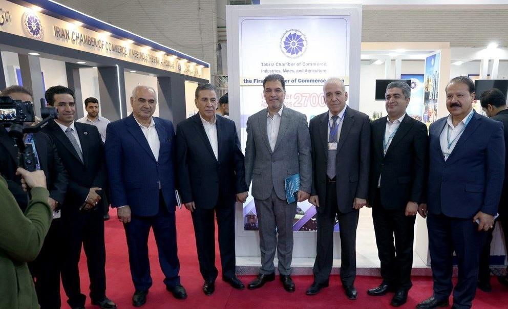 بازدید رئیس اتاق ایران از غرفه اتاق تبریز در نمایشگاه اکسپو ۲۰۲۴