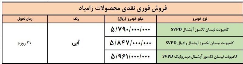 بخشنامه فروش محصولات سایپا ویژه دهه کرامت