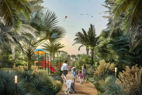 پروژه جدید دبی، تبدیل مرکز شهر به بهشت سبز + عکس