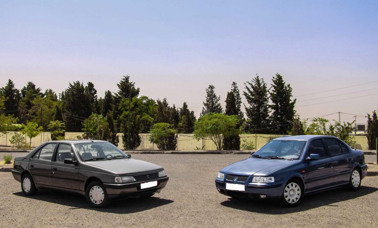 مقایسه طراحی خارجی سمند و پژو ۴۰۵