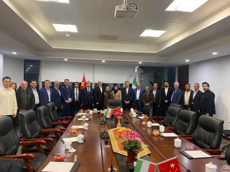 حضور هیئت اتاق بازرگانی تبریز در نمایندگی اتاق بازرگانی ایران و چین در شانگهای