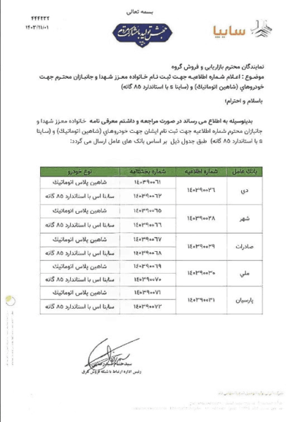 فروش استثنایی سایپا با شرایط ویژه 