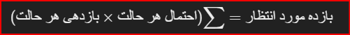 بازده مورد انتظار