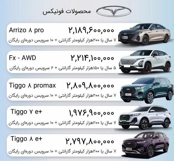 قیمت محصولات مدیران خودرو ویژه دی ماه 1403 اعلام شد + جدول