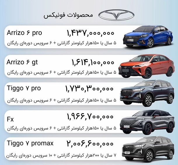 قیمت محصولات مدیران خودرو ویژه دی ماه 1403 اعلام شد + جدول