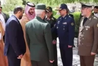 دیدار سرلشکر باقری و خالد بن سلمان