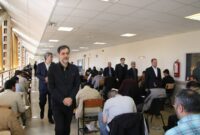 بازدید مدیر مجتمع مس سونگون از روند برگزاری آزمون استخدامی شرکت نوآوران مس