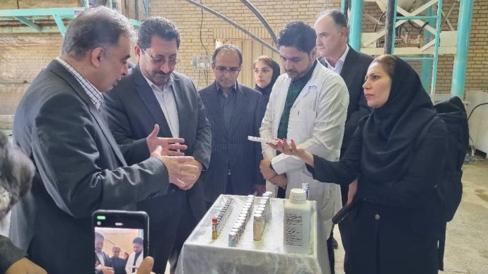 بهره برداری ازکارخانه عناصر نادرخاکی تجلی با حضور وزیر صمت + گزارش تصویری