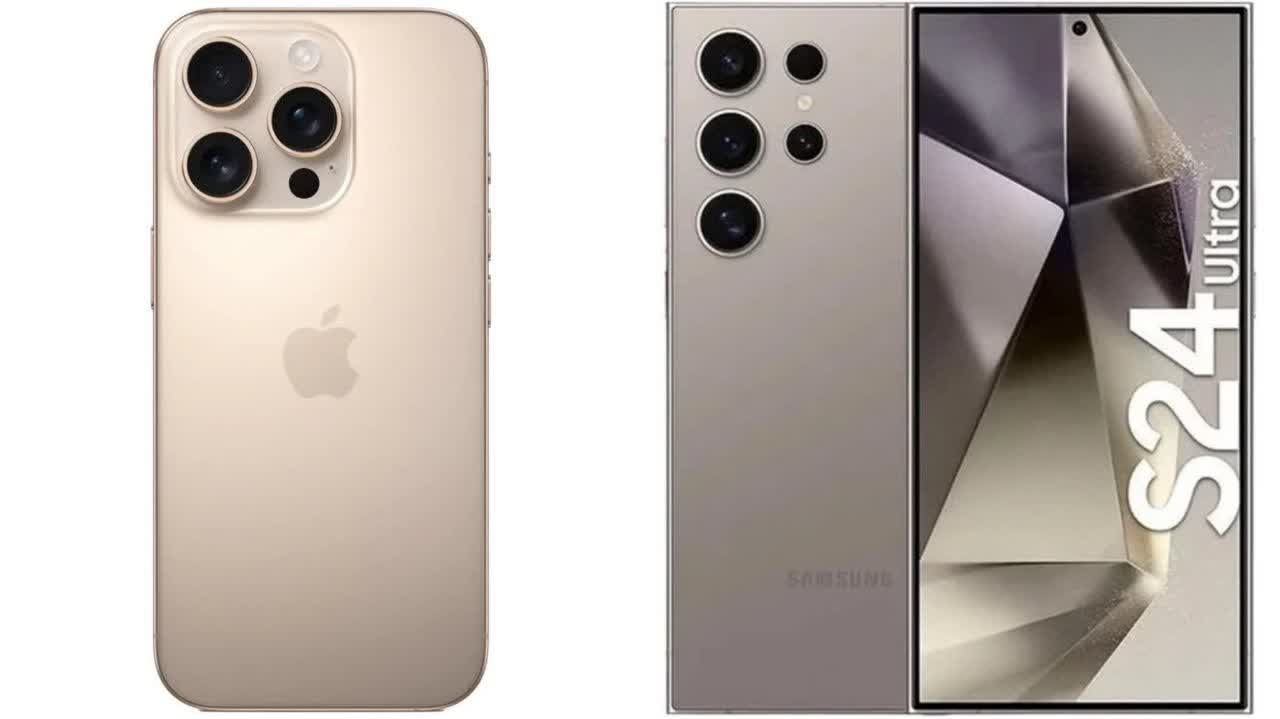مقایسه iPhone 16 Pro و Samsung Galaxy S24 Ultra