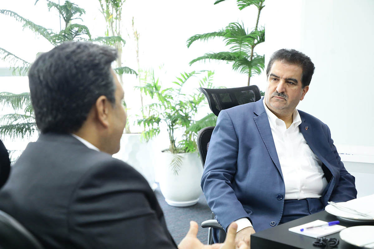 دیدار مدیرعامل بانک رفاه کارگران با مدیرعامل شرکت پتروشیمی نوری