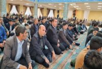 حضور پرشور کارکنان مجتمع مس سونگون در مراسم اولین سالگرد شهادت آیت‌الله رئیسی و همراهان