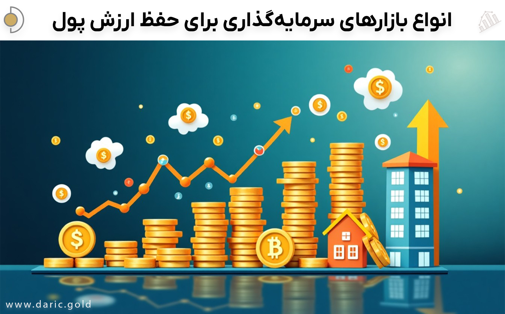 انواع بازارهای سرمایه‌گذاری برای حفظ ارزش پول