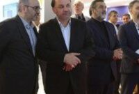 بازدید آیت الله ابراهیمی از غرفه شرکت‌های تابعه بانک سپه در نمایشگاه ایران اکسپو 2025