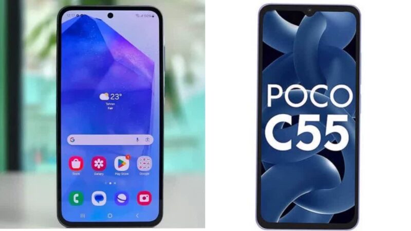 مقایسه سامسونگ Galaxy C55 و شیائومی Poco C55