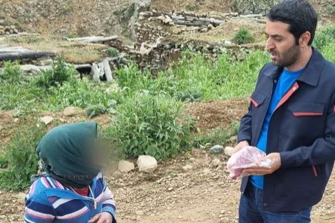 توزیع گوشت قربانی در مناطق همجوار به مناسبت عید سعید قربان