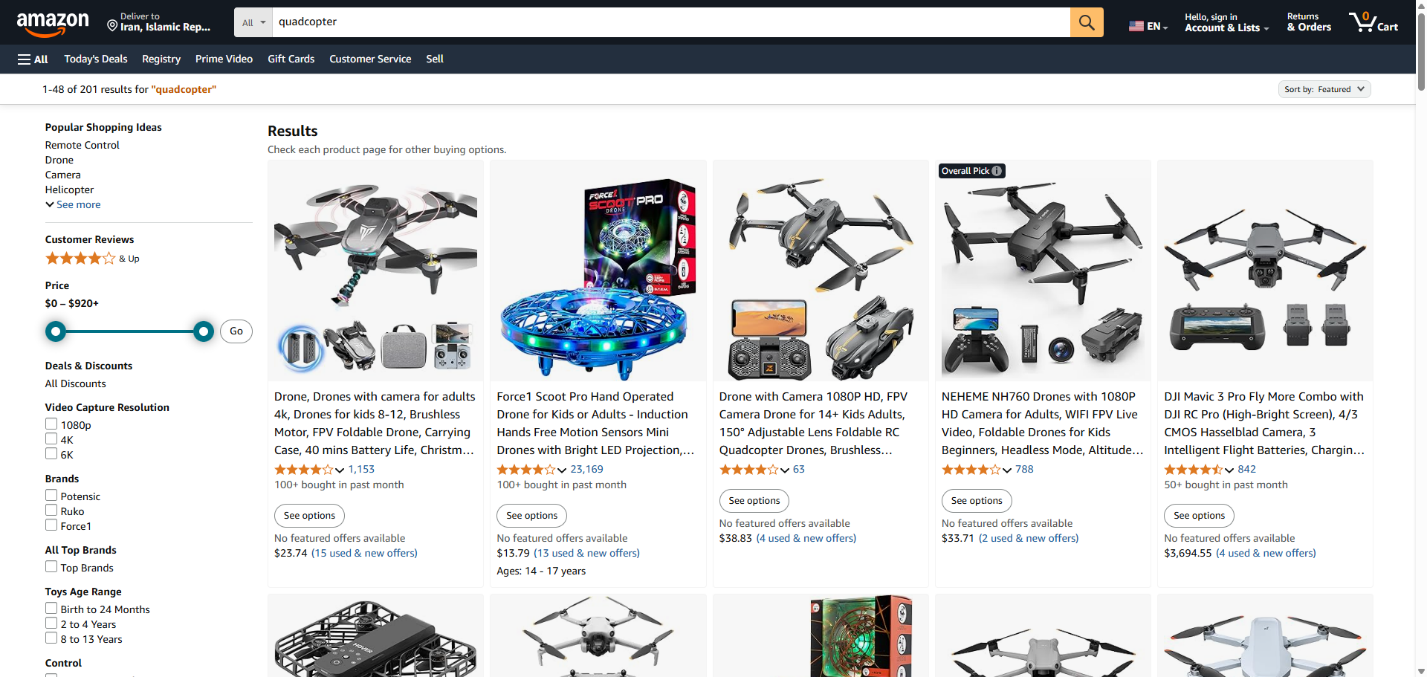 Amazon تنوع بی‌نظیر و سیستم نظرسنجی جهانی