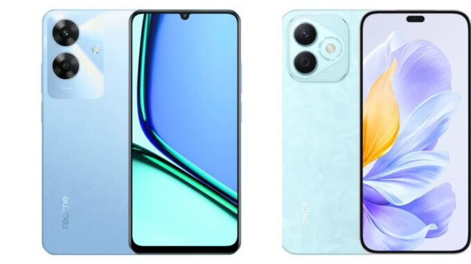مقایسه HONOR X60i و Realme Note 60