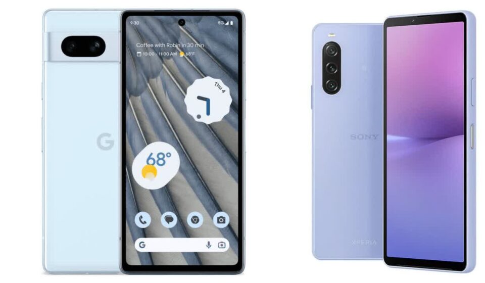 مقایسه Xperia 10 V و Pixel 7a