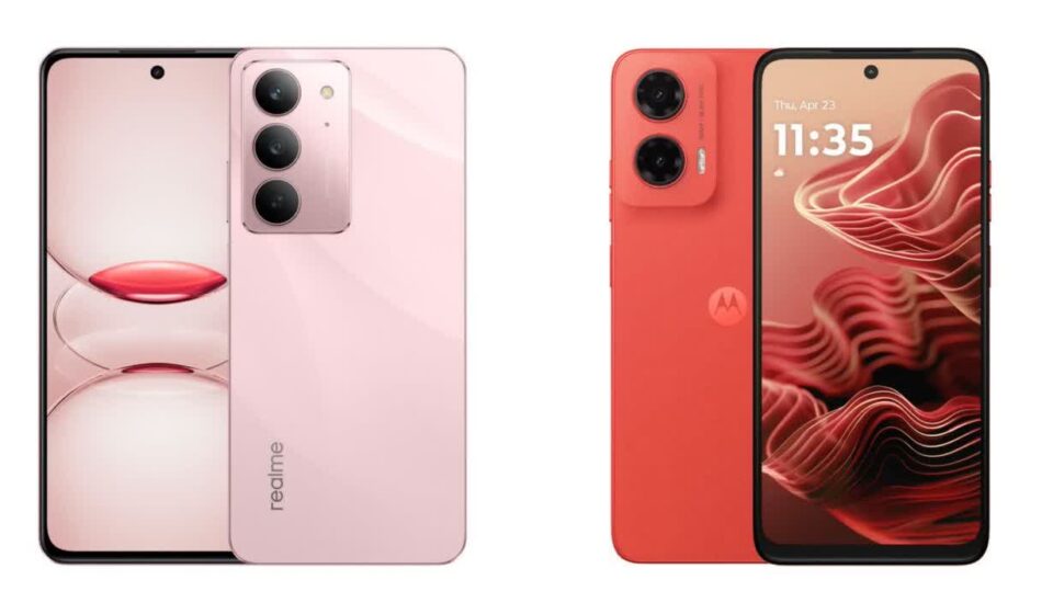 مقایسه Moto G35 و Realme C75x