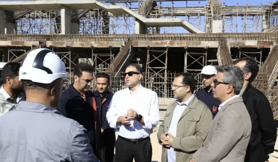 بازدید مدیرعامل شرکت ملی صنایع مس ایران از پروژه احداث کمپ ورزشی ورزقان