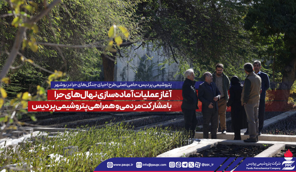 آغاز عملیات آماده‌سازی نهال‌های حرا با مشاركت مردمی و همراهی پتروشیمی پردیس