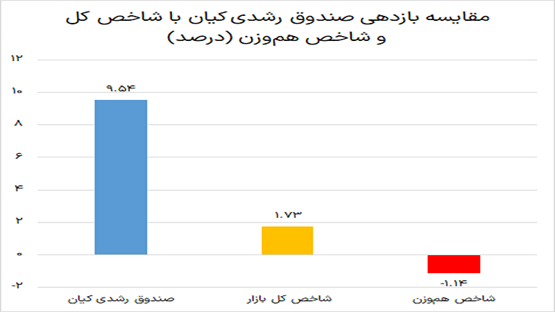 عملکرد صندوق رشدی کیان در بازار سرمایه