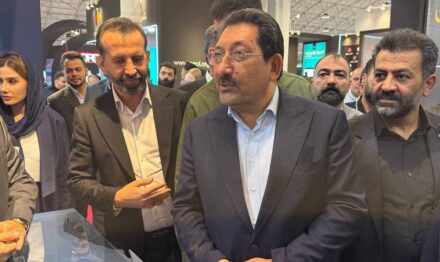 بازدید وزیر صمت از غرفه چادرملو در متافو تبریز