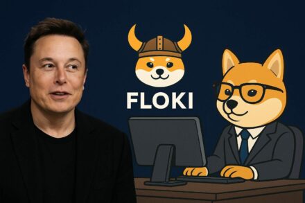 A digital composite image features Elon Musk compressed
