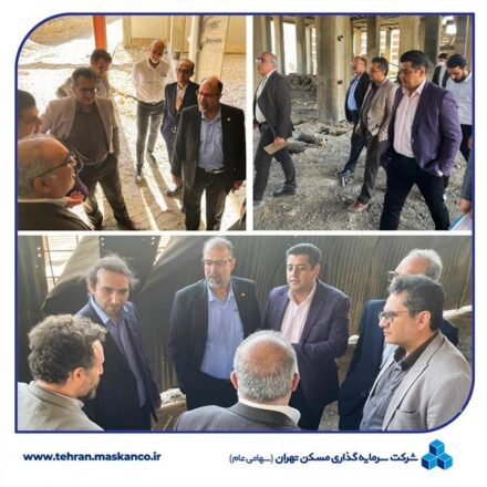 بازدید مدیران ارشد "ثمسکن" و "ثتران" از پروژه عظیم ایرانشهر اندیشه