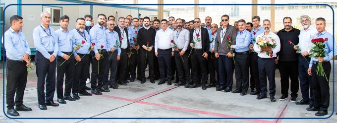 دیدار مدیرعامل پتروشیمی نوری با کارکنان تلاشگر واحد نقلیه و رانندگان به مناسبت روز حمل و نقل