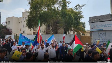 حضور كاركنان پتروشیمی پردیس در راهپیمایی روز جهانی قدس؛ هم‌صدا با مردم عسلویه
